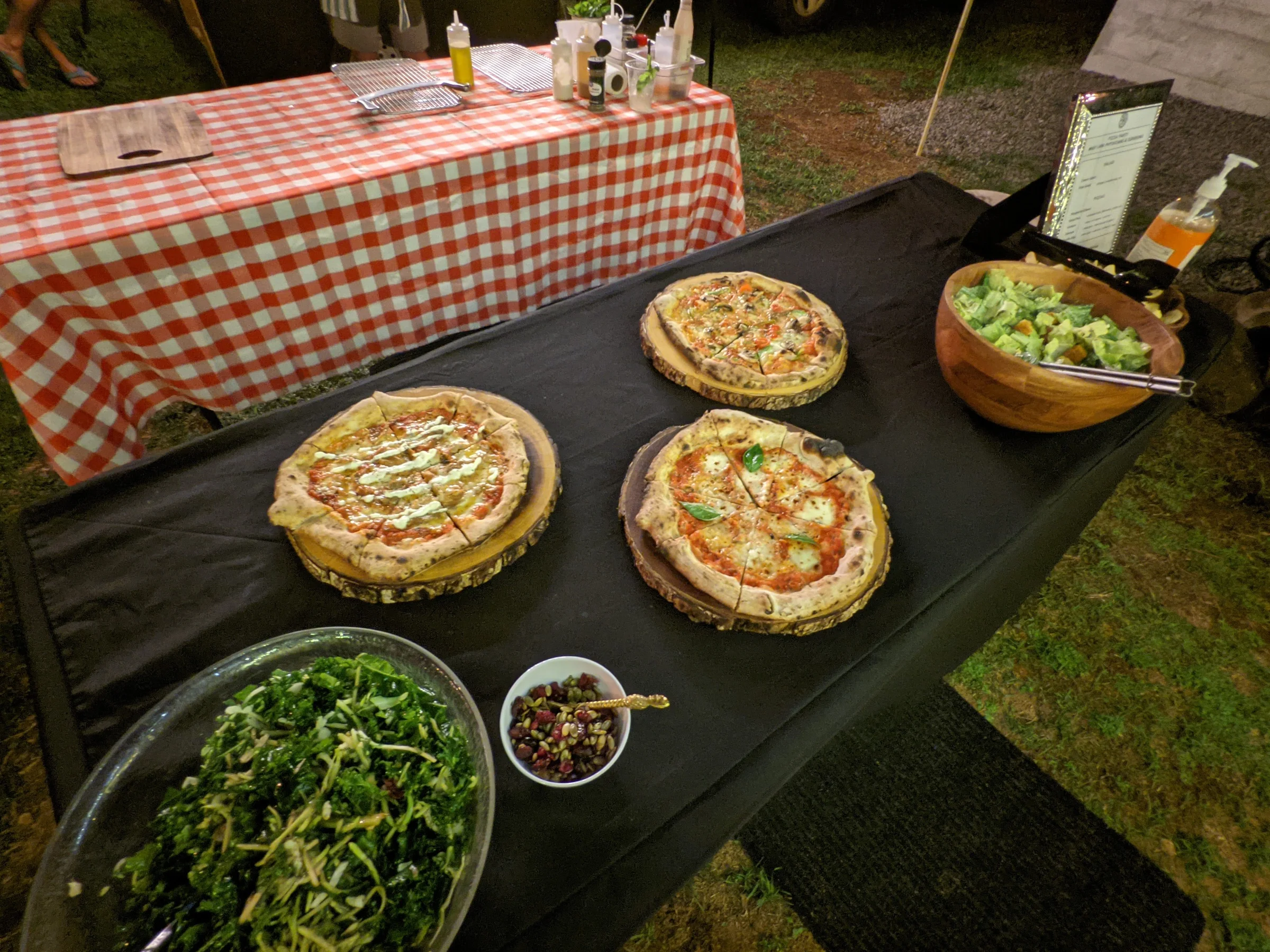 Team Christmas Party - Maui Catering Wood Fired Pizza